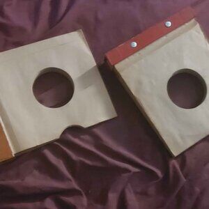 Both for $15 - Vinyl 7" singles holders wallets